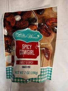 lot 224 image: 12 x 7 oz Bags of Spicy Cowgirl Nut Mix Best by 09012023