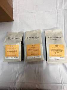 lot 233 image: 3 x 10 oz Bags of SpyHouse Decaf Coffee Best by 01012024