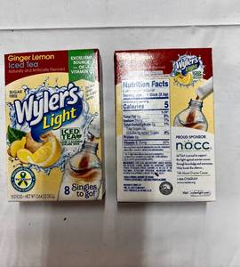 lot 149 image: 12 Boxes of Wylers Ligh Iced Tea - 8 Singles per Box - Best by 032023