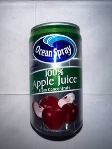 lot 211 image: 24ct of Ocean Spray Apple Juice Cans Best By 09032023