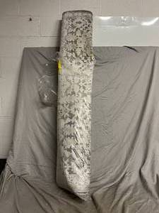 lot 306 image: Gray and White Area Rug - Size Unknown