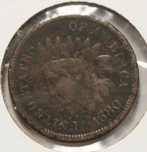 1880 Indian Head Penny