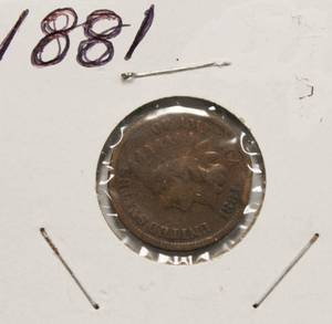 1881 Indian Head Penny