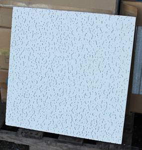 lot 20 image: Acoustic Suspended Ceiling Tile 24X24X78 Lot Of 3 Boxes 40 SQ FT Each