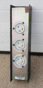 lot 25 image: Power Extension, Input  250  Volts Twisted Lock L 21- 30 To Output 4 Receptacles 150 Volts  L 21 - 30