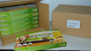 Plant Best 3493 Nutri-Green Microgreen Growing Kit - Broccoli, Lettuce & Radish 2 Cases of 6