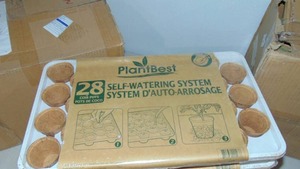 Plant Best 28 Coir Pot Self Greenhouse Kit 2 Cases of 6 (Total of 12 Trays)