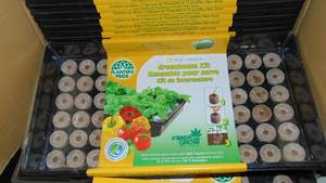 Plant Best 72 Fiber Grow Pellet Greenhouse Kit - Case of 24
