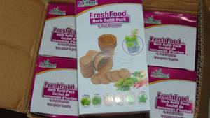 Plant Best Fresh Food Herb 6 Pot Planter Refill Pack - 2 cases of 6