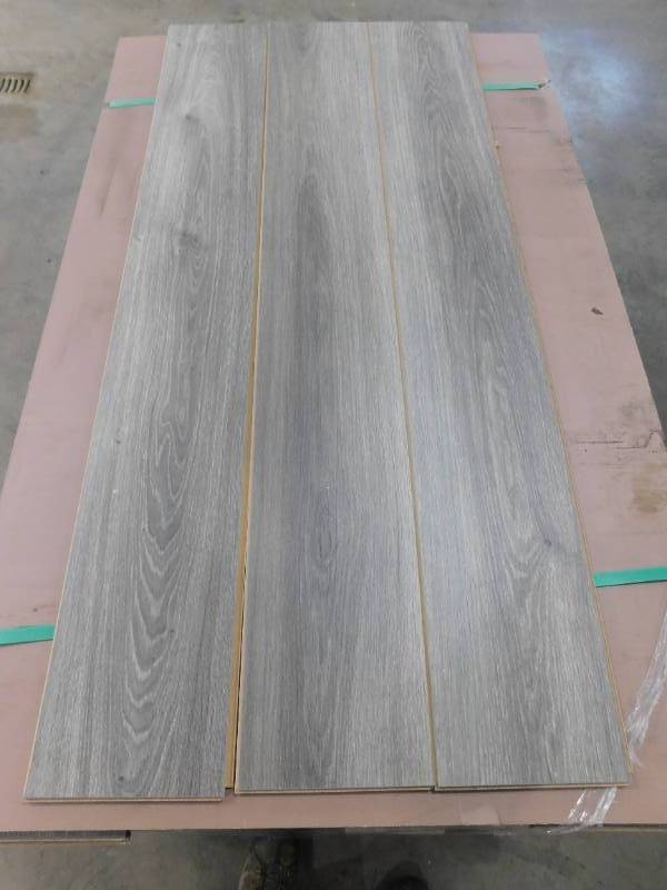 lot 5 image: Gray Oak 10 mm T x 8 in. W Water Resistant Laminate Wood Flooring (1123 sqft)