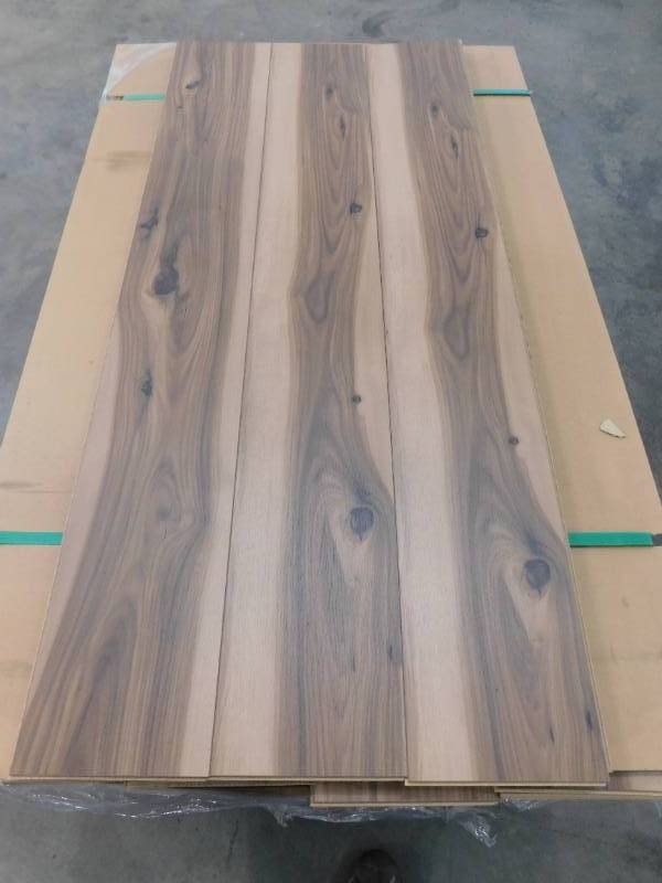 lot 2 image: Weather Hickory 8 mm T x 8 in. W Water Resistant Laminate Wood Flooring (915 sqft)