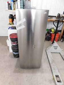 lot 21 image: Vissani 7 cu. ft. Convertible Upright FreezerRefrigerator in Stainless Steel Garage Ready