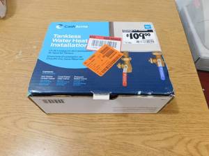 lot 34 image: Cash Acme 34 in. FNPT Tankless Water Heater Valves Installation Kit