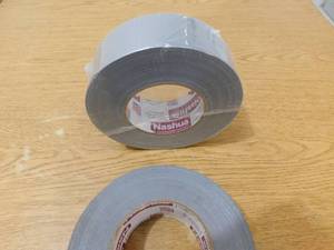 lot 43 image: Nashua Tape 1.89 in. x 120 yd. 300 Heavy-Duty Duct Tape in Silver (2-Pack)