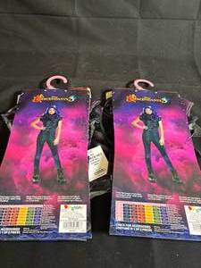 lot 10 image: Disney Descendants 3 Mal Costume Girls Size Small 66x - 2-Pack