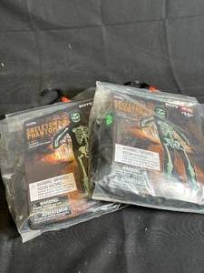 lot 60 image: Skeleton Phantom Costume Boys Size Medium 8 - 2-Pack