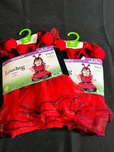 lot 153 image: Infants Lovebug Costume 6-12 Months - 2-Pack