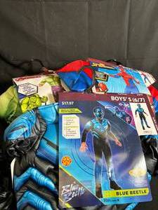 lot 156 image: Boys Superheroes Costume Pack Size Small 67 - 3-Pack