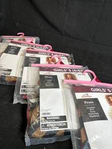lot 171 image: Girls Pirate Costume Size Small 66x and 1 Medium 78 - 5-Pack