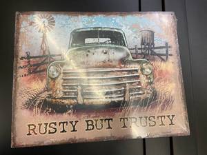lot 206 image: Tin Sign
