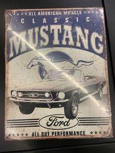 lot 208 image: Tin Sign