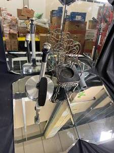 lot 257 image: 4 Mirrors  Assorted Household Supplies  Decorations