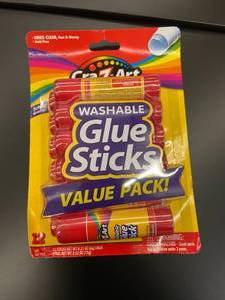 lot 193 image: CraZ Art Glue Sticks - 12-Pack