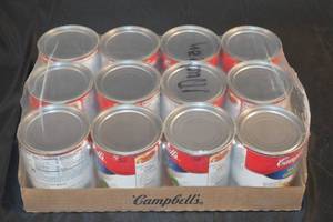 Flat of Campbells Canned Beef Gravy - 12 Cans