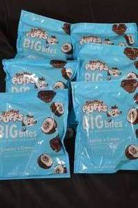 6ct Stuffed Puffs Filled Marshmallows Big Bites Cookies N Creme Flavor