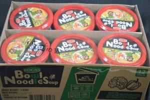 Case of Bowl Noodle Soup Vegetable Flavor 12 Bowls Total