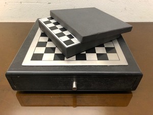 lot 8 image: Quality Travel Chess Checkers Sets 