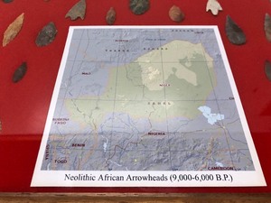 lot 7 image: Incredible Collection of Ancient Neolithic African Stone Arrowheads