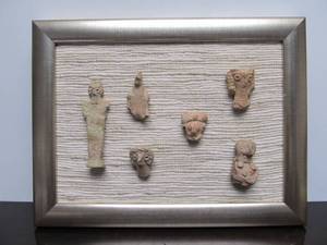 lot 32 image: Group of Genuine Ancient Mesopotamian Terra Cotta Pottery Pieces