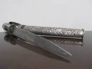 lot 51 image: Tibetan Silver Dughti Dgger wSheath