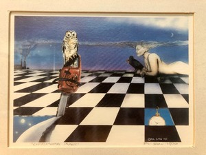 lot 83 image: Framed Signed Numbered Lithograph by Paul Sloan - Enviromental Impact