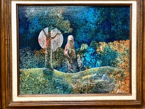 lot 151 image: Fantastic Original Oil on Board Painting by Dan Wuthrich 