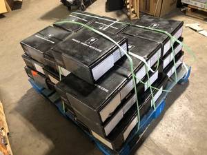 lot 4 image: 22 Boxes of MSI Calacatta Cressa Basket Weave 11.38 in. x 12.38 in. Honed Marble Look Floor and Wall Tile (10 sq. ft.Case)   Customer Returns See Pictures