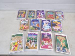 lot 22 image: Fantastic Collection of Walt Disney VHS Tapes
