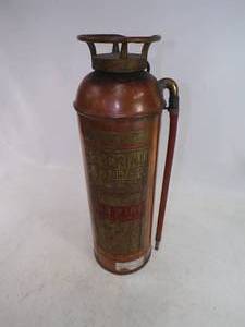 lot 49 image: Imperial Plant Rubber Company Minneapolis Copper Fire Extinguisher