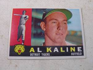 lot 65 image: Al Kaline Topps 1960 Baseball Card # 50