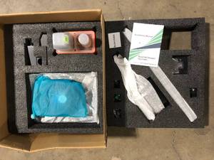 lot 33 image: ELLO&ALLO 2-Handle 2- -Spray of Rain Shower Faucet and HandShower Combo Kit with Rectangle Shower Head in Black (Valve Included)    Customer Returns See Pictures