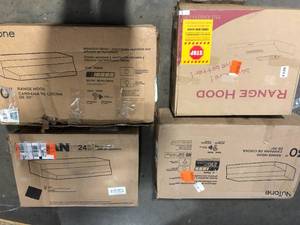 lot 47 image: Lot of Assorted Range Hoods Various Models and Conditions  Customer Returns See Pictures