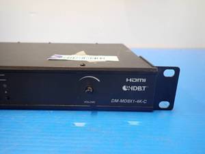 Crestron&nbspDM-MD8X1-4K-C Scaling Auto-Switcher  Includes CAB-AC power cable &nbspMissing volume control knob
