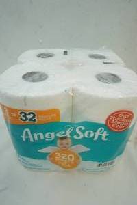 lot 21 image: New Angel Soft 32-8 Mega Rolls of toilet paper