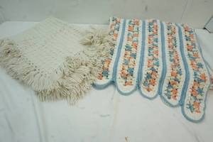 lot 30 image: Handmade crochet Blankets