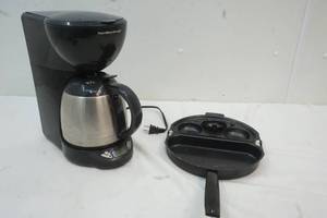 lot 69 image: Hamilton Beach Coffee Pot, Egg Poacher