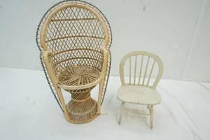 lot 87 image: Decorative mini chairs