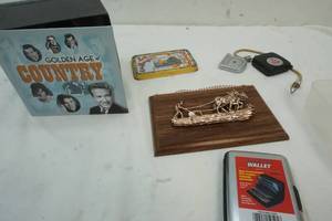 lot 97 image: Country music CDs and plaque
