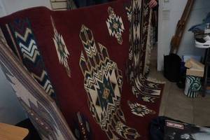 lot 146 image: Area rug, Southwestern style