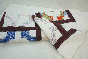 lot 174 image: home made quilt